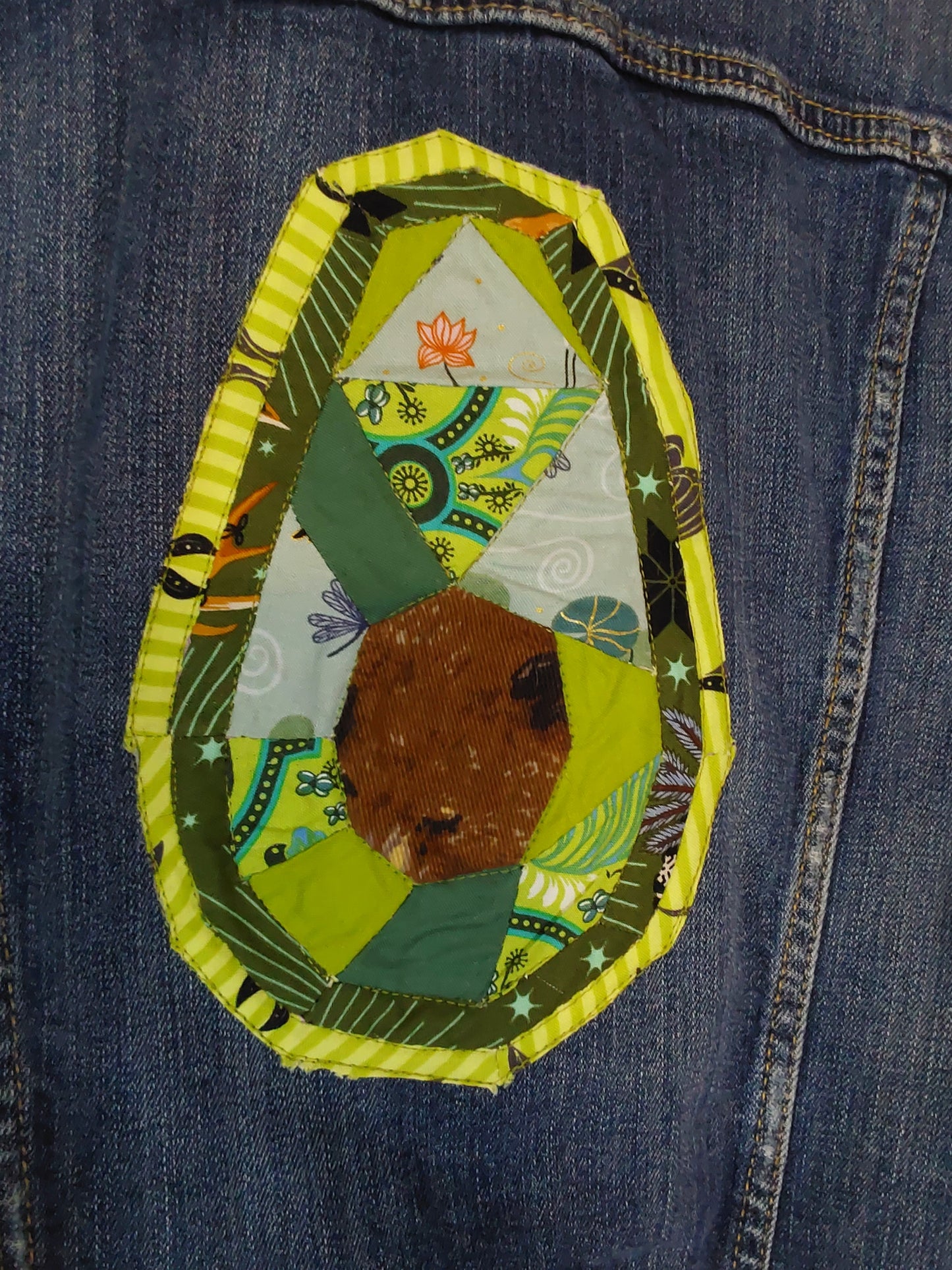 Denim Jacket - Avocado