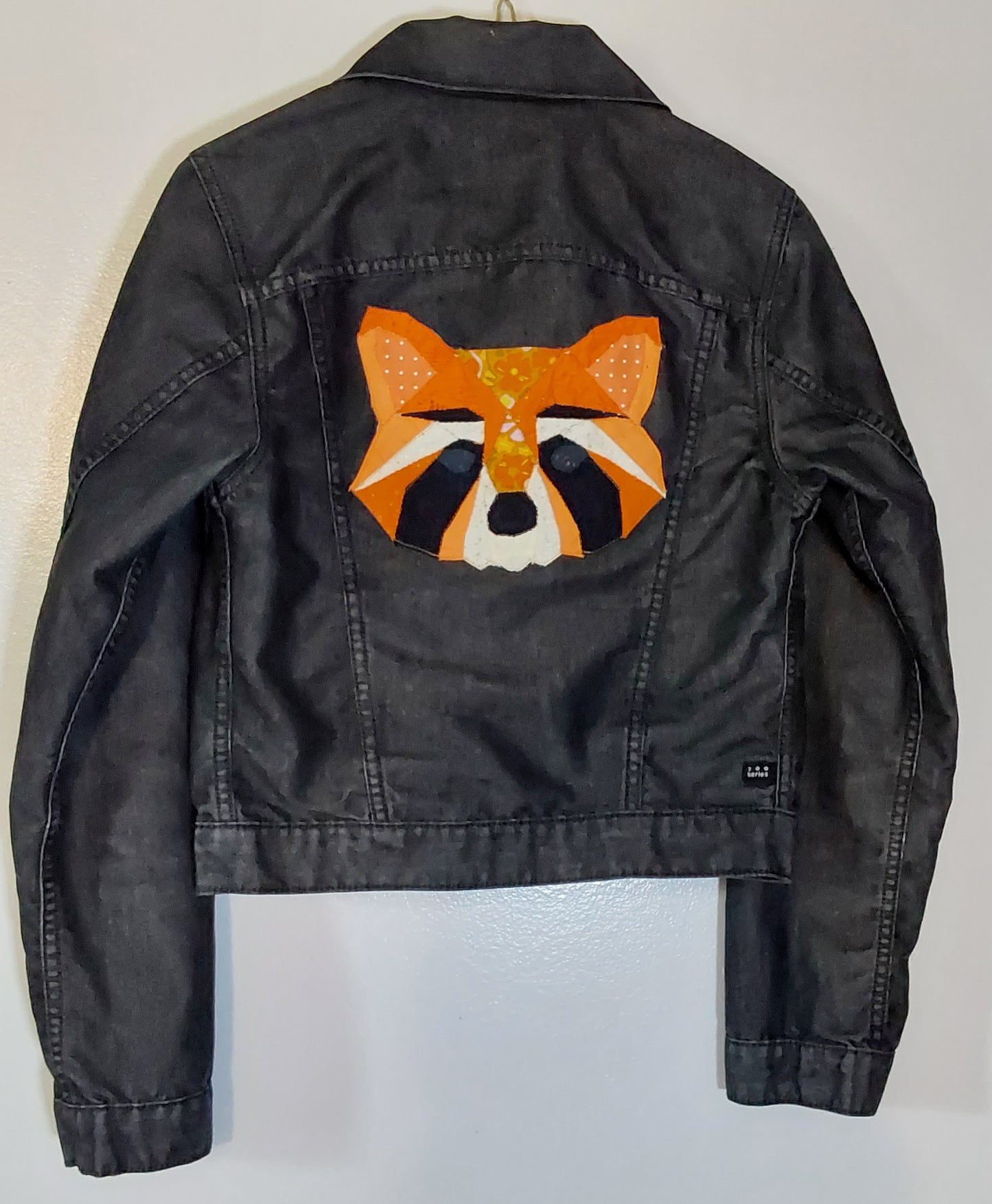 Denim Jacket - Raccoon, Orange