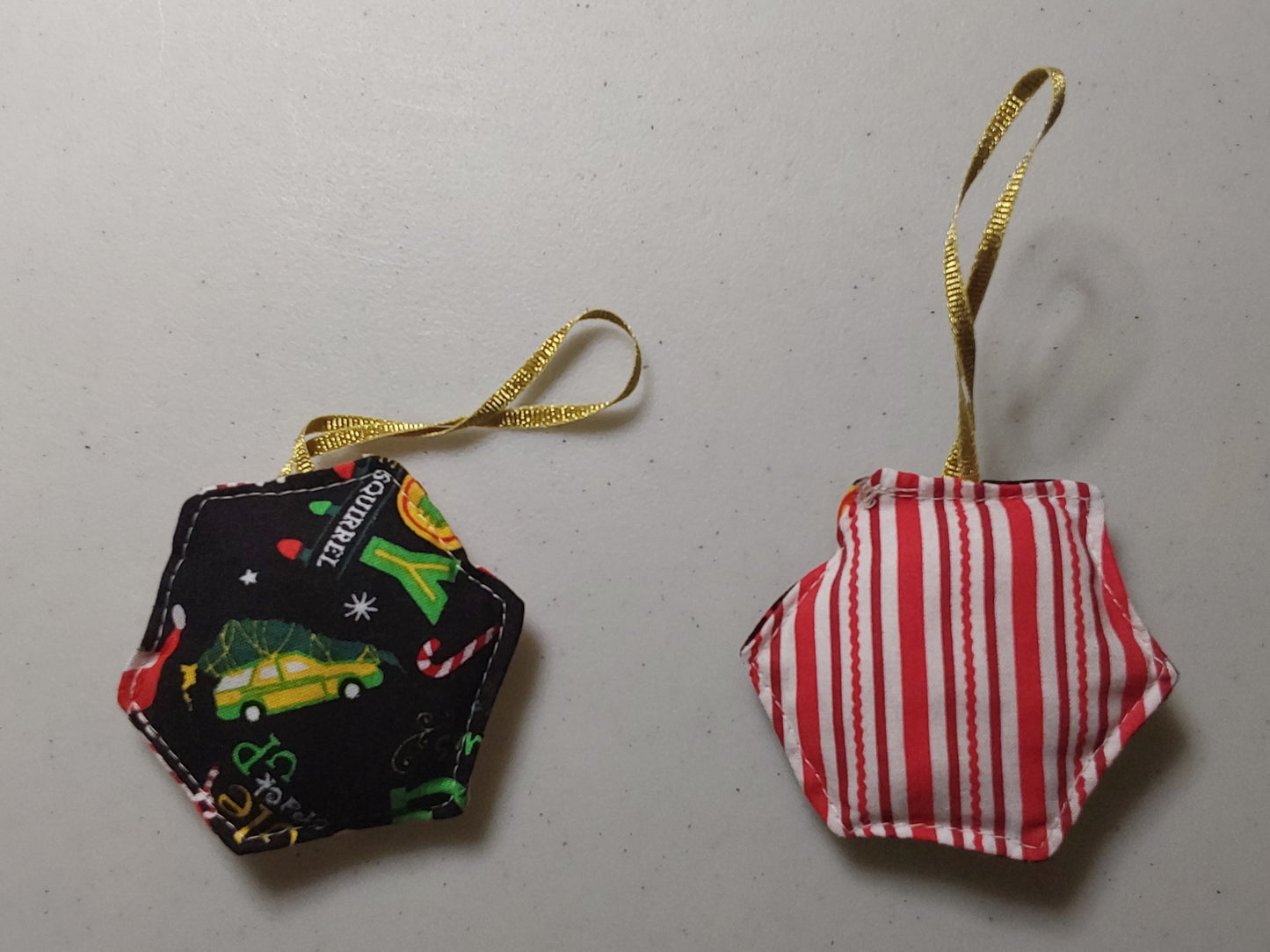 Fabric Christmas Ornaments