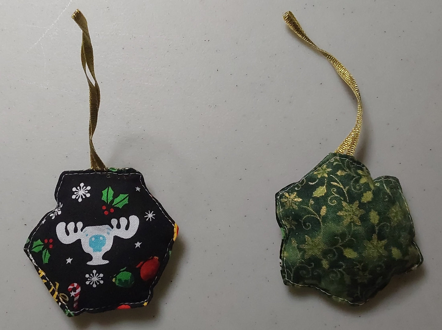 Fabric Christmas Ornaments