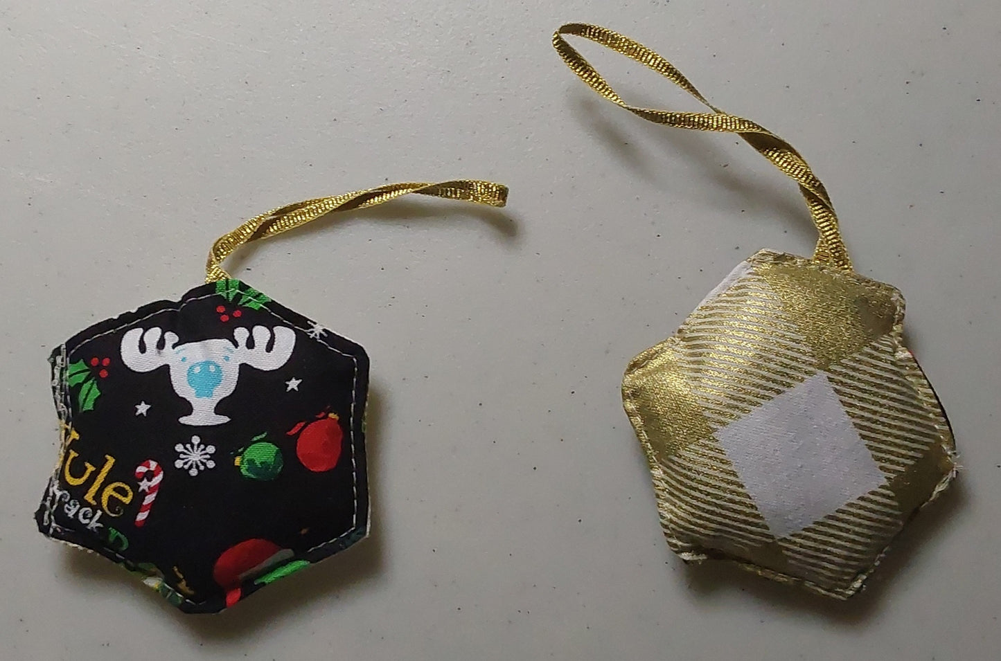 Fabric Christmas Ornaments