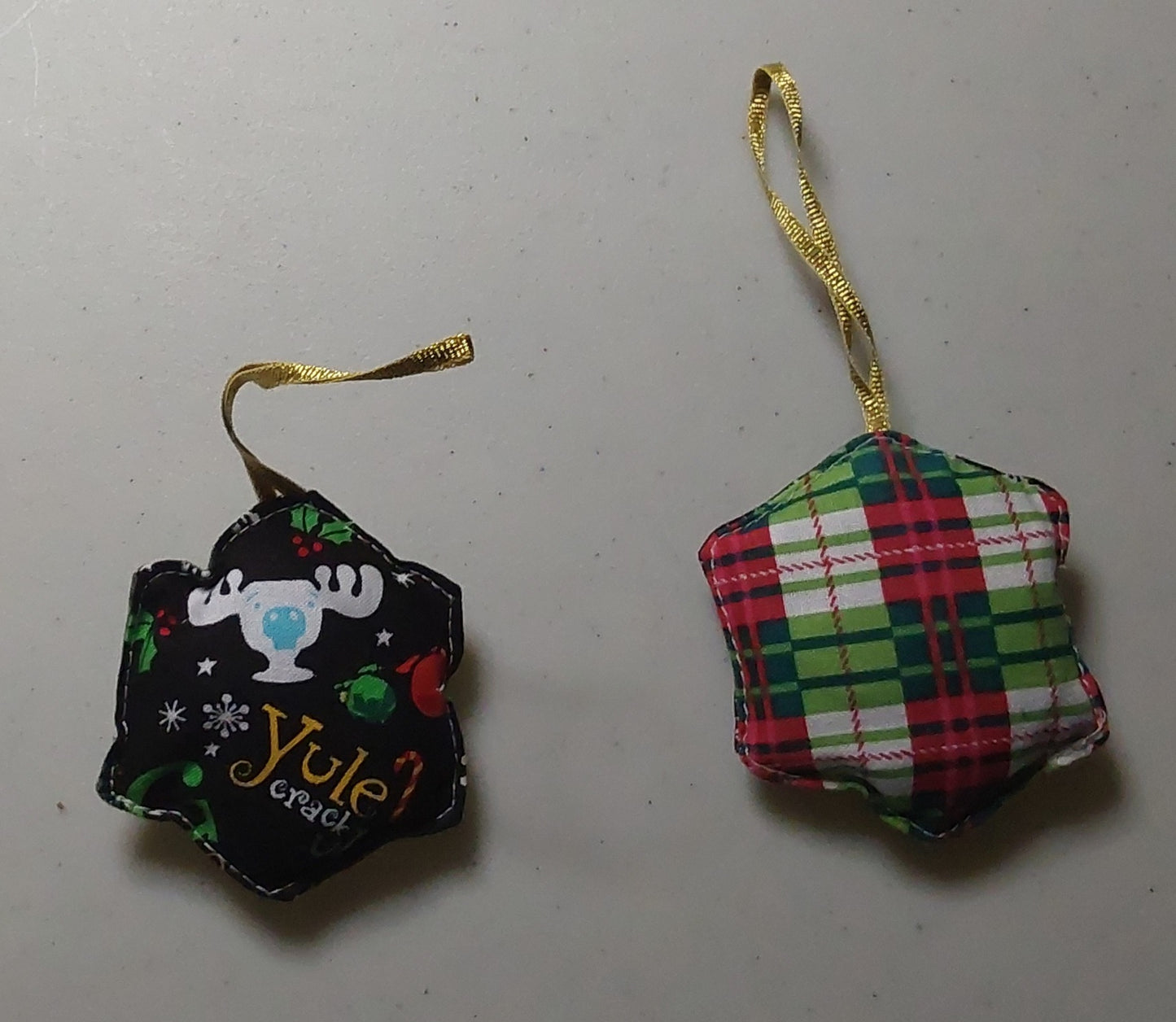 Fabric Christmas Ornaments