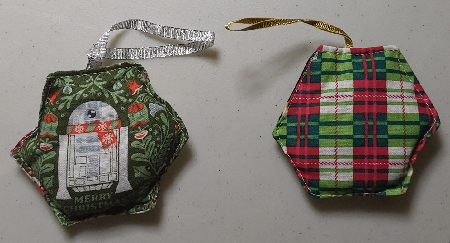 Fabric Christmas Ornaments