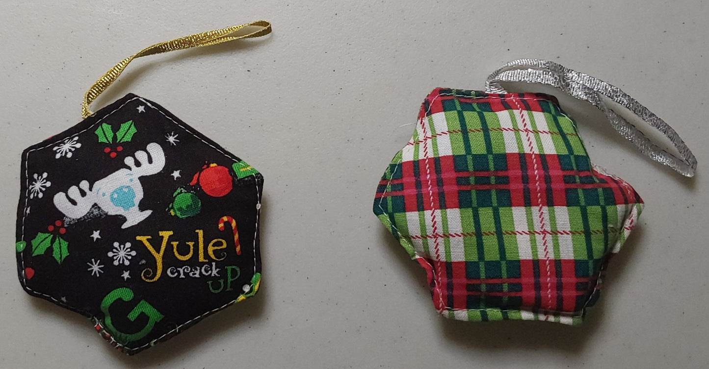 Fabric Christmas Ornaments