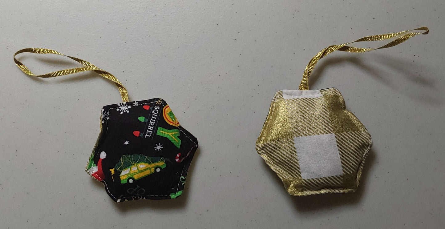 Fabric Christmas Ornaments