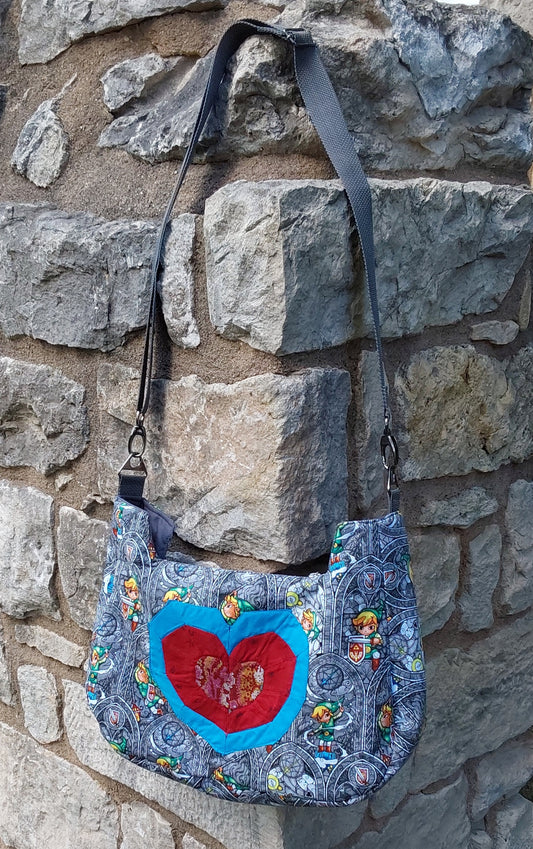 Belcourt Bag (with Water Bottle Strap, Heart Container)